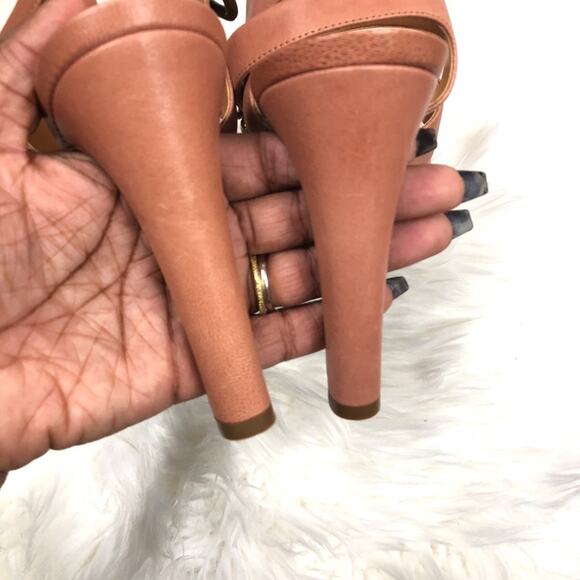 J. Crew Women's Collins Platform Peep Toe High Heels Pink Pumps Size‎ 10 - Picture 5 of 5